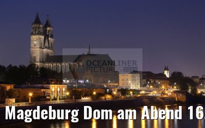 Magdeburg Dom am Abend 16.10.2016
