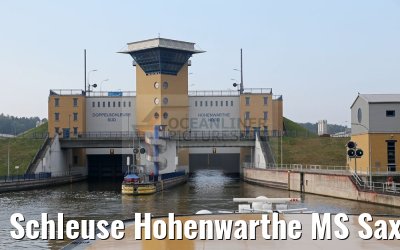 Schleuse Hohenwarthe MS Saxonia 16.10.2016
