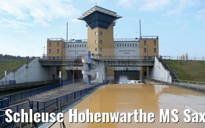 Schleuse Hohenwarthe MS Saxonia 16.10.2016