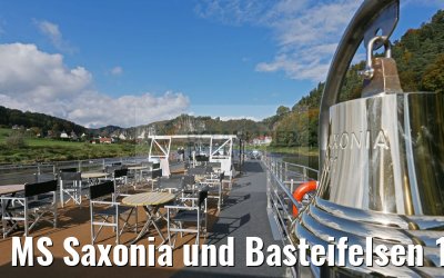 MS Saxonia und Basteifelsen 19.10.2016