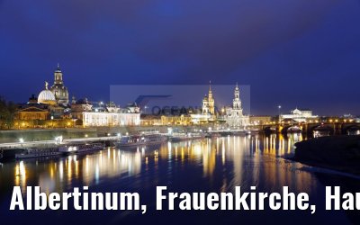 Albertinum, Frauenkirche, Hausmannsturm, Katholische Hofkirche, Semperoper Dresden 20.10.2016