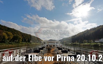 auf der Elbe vor Pirna 20.10.2016