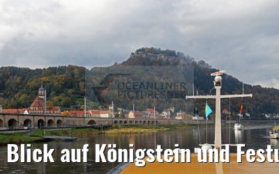 Blick auf Königstein und Festung Königstein 20.10.2016