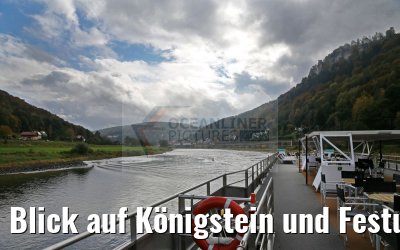 Blick auf Königstein und Festung Königstein 20.10.2016