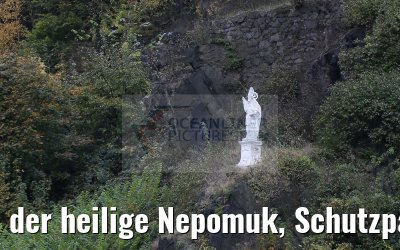 der heilige Nepomuk, Schutzpatron der Schifffahrt bei Hrensco 20.10.2016