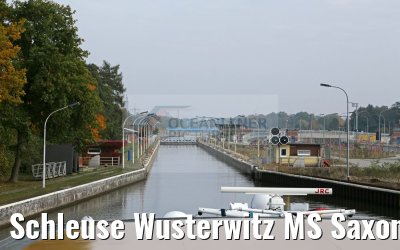 Schleuse Wusterwitz MS Saxonia 23.10.2016