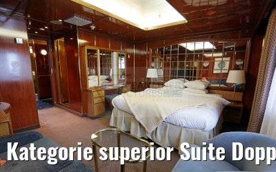 Kategorie superior Suite Doppelbett Club Deck Sea Spirit