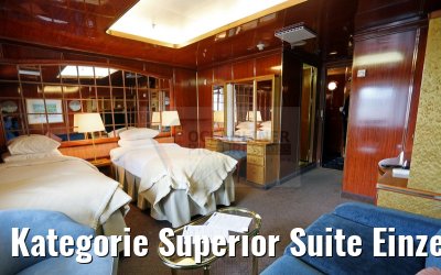 Kategorie Superior Suite Einzelbetten Club Deck MS Sea Spirit