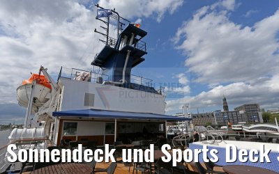 Sonnendeck und Sports Deck Sea Spirit