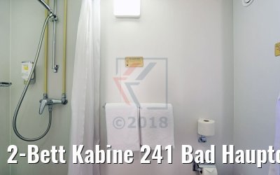 2-Bett Kabine 241 Bad Hauptdeck MS Sofia