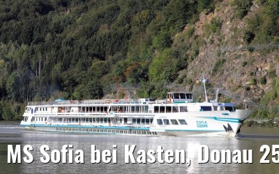 MS Sofia bei Kasten, Donau 25.09.2018