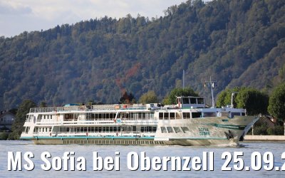 MS Sofia bei Obernzell 25.09.2018