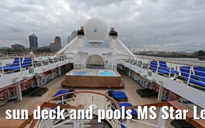 sun deck and pools MS Star Legend