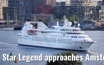 Star Legend approaches Amsterdam 29.05.2022