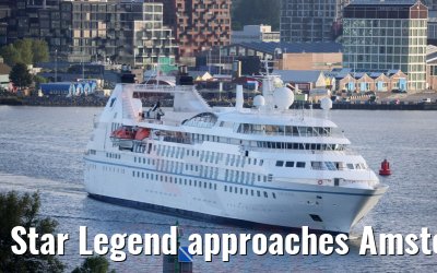 Star Legend approaches Amsterdam 29.05.2022