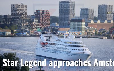 Star Legend approaches Amsterdam 29.05.2022