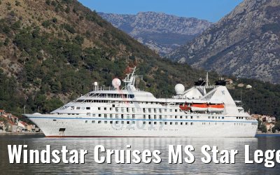 Windstar Cruises MS Star Legend, Kotor, Montenegro 15.10.2017