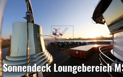 Sonnendeck Loungebereich MS Swiss Tiara