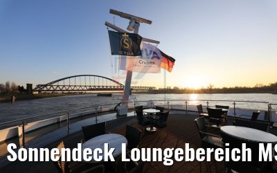 Sonnendeck Loungebereich MS Swiss Tiara