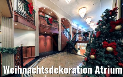 Weihnachtsdekoration Atrium MS Swiss Tiara