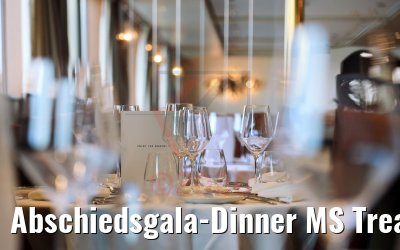 Abschiedsgala-Dinner MS Treasures 15.09.2020