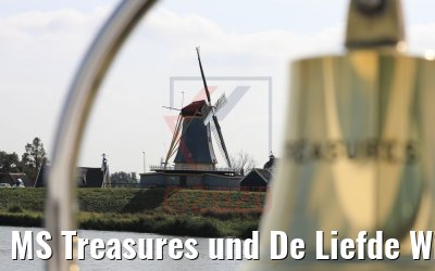 MS Treasures und De Liefde Windmühle Streefkerk 13.09.2020