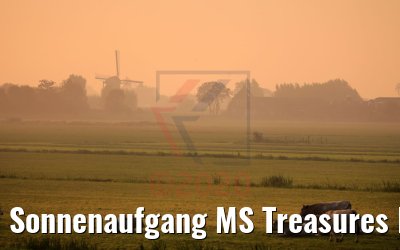 Sonnenaufgang MS Treasures Holland 12.09.2020