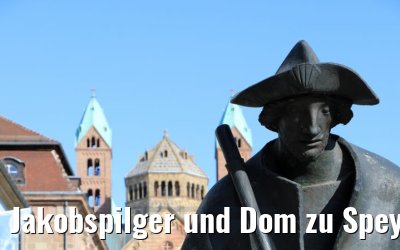 Jakobspilger und Dom zu Speyer 18.09.2020