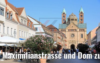 Maximilianstrasse und Dom zu Speyer 18.09.2020