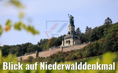Blick auf Niederwalddenkmal Rüdesheim 20.09.2020