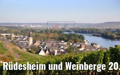 Rüdesheim und Weinberge 20.09.2020