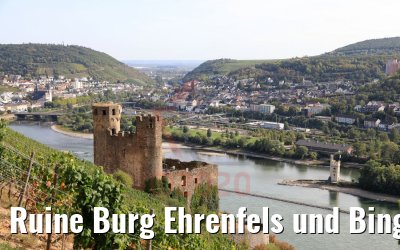 Ruine Burg Ehrenfels und Binger Mäuseturm 20.09.2020