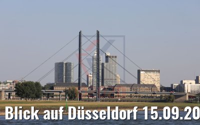Blick auf Düsseldorf 15.09.2020