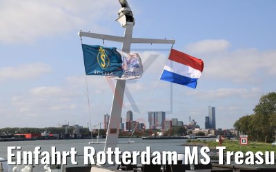 Einfahrt Rotterdam MS Treasures 13.09.2020