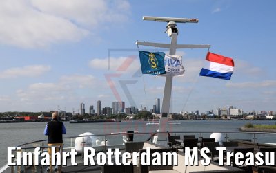 Einfahrt Rotterdam MS Treasures 13.09.2020