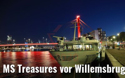 MS Treasures vor Willemsbrug Rotterdam 13.09.2020