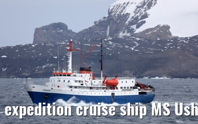 expedition cruise ship MS Ushuaia Whalers Bay Antarctica 07.01.2017