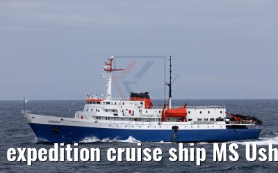 expedition cruise ship MS Ushuaia Whalers Bay Antarctica 07.01.2017