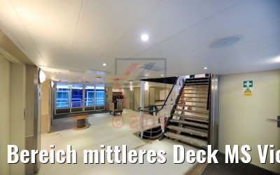 Bereich mittleres Deck MS Viola Foyer