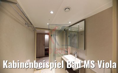 Kabinenbeispiel Bad MS Viola unteres Deck vorne