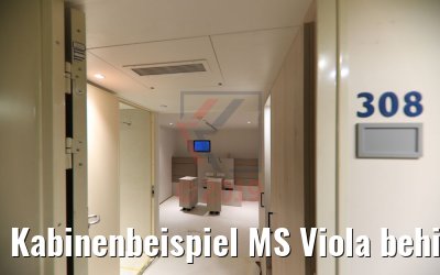 Kabinenbeispiel MS Viola behindertengerecht unteres Deck