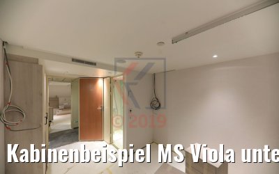 Kabinenbeispiel MS Viola unteres Deck vorne