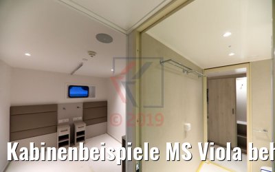 Kabinenbeispiele MS Viola behindertengerecht Bad zwei Türen unteres Deck