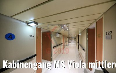 Kabinengang MS Viola mittleres Deck