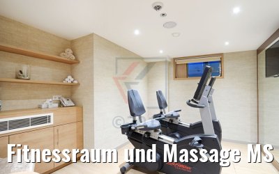 Fitnessraum und Massage MS Vista Star
