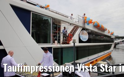 Taufimpressionen Vista Star in Köln 29.07.2018