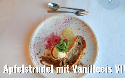 Apfelstrudel mit Vanilleeis VIVA Moments