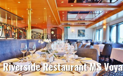 Riverside Restaurant MS Voyage Gala-Set-Up