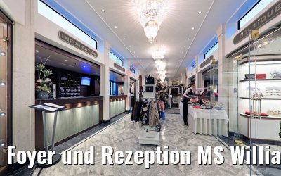 Foyer und Rezeption MS William Wordsworth