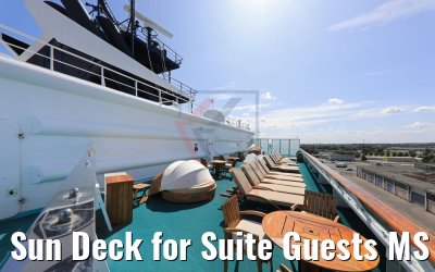 Sun Deck for Suite Guests MS Zenith